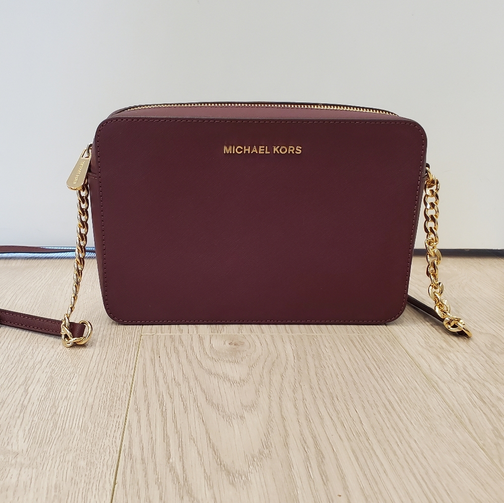 Michael Kors Burgundy Crossbody Bag